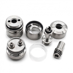 ULTON Fev Flash e-vapor V4.5S+ Style 23mm RTA 4.5ml (1:1) - Silver
