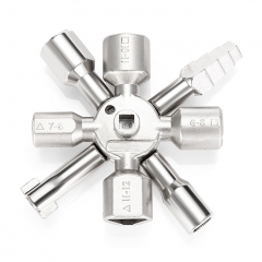 10 in 1 Multi-function Triangle Emergency Key Wrench