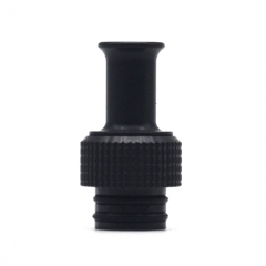 Authentic Auguse CG V2 510 Drip Tip for RBA / RTA / RDA Vape Atomizer - Polished Black β