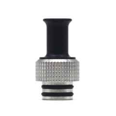 Authentic Auguse CG V2 510 Drip Tip for RBA / RTA / RDA Vape Atomizer - Black + Silver β