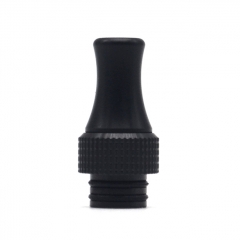 Authentic Auguse CG V2 510 Drip Tip for RBA / RTA / RDA Vape Atomizer - Polished Black ε