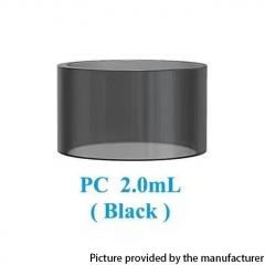 Authentic Ambition Mods and The Vaping Gentlemen Club Bishop MTL RTA Replacement Glass Tank 2ml - Translucent  Black