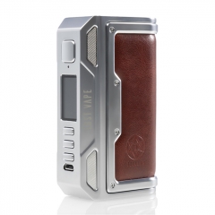 Authentic Lost Vape Thelema DNA250C TC 18650 Box Mod - SS Calf Leather