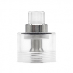 (Ships from Germany)Replacement Tank + Chimney + 510 Drip Tip for Fev Flash e-Vapor V4.5S Style RTA Tank 2.5ml - Translucent