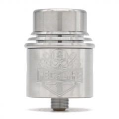 Apocalypse Style 24mm RDA Rebuildable Dripping Atomizer w/BF Pin - Silver