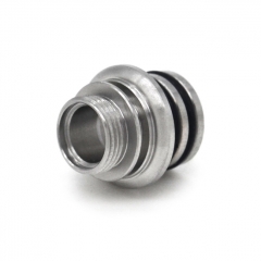 Authentic Auguse CG108P CG Pro 510 Drip Tip w/ 5 x Plugs - Silver Yellow SS-PEI