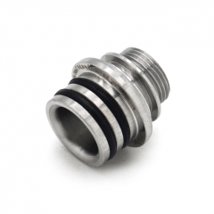 Authentic Auguse CG108P CG Pro 510 Drip Tip w/ 5 x Plugs - Silver Yellow SS-PEI