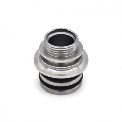Authentic Auguse CG108P CG Pro 510 Drip Tip w/ 5 x Plugs - Silver Yellow SS-PEI