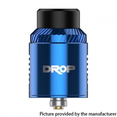 Authentic Digiflavor Drop V1.5 Dual Coil 24mm RDA w/BF Pin -  Blue