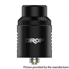 Authentic Digiflavor Drop V1.5 Dual Coil 24mm RDA w/BF Pin - Black