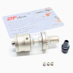 (Ships from Germany)ULTON SHU Style 22mm MTL 316SS RTA 4ml - Matte Silver