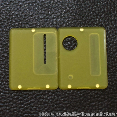 Replacement Front + Back Cover Panel Plate for Dotaio Mini Pod System Kit - Frosted Yellow