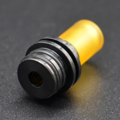 Vazzling Pioneer Style 510 MTL Drip Tip for RBA / RTA / RDA Atomizer - Silver+ Brown