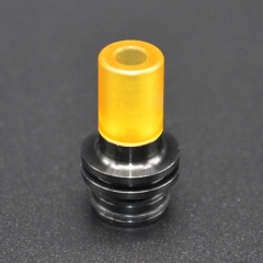 Vazzling Pioneer Style 510 MTL Drip Tip for RBA / RTA / RDA Atomizer - Silver+ Brown