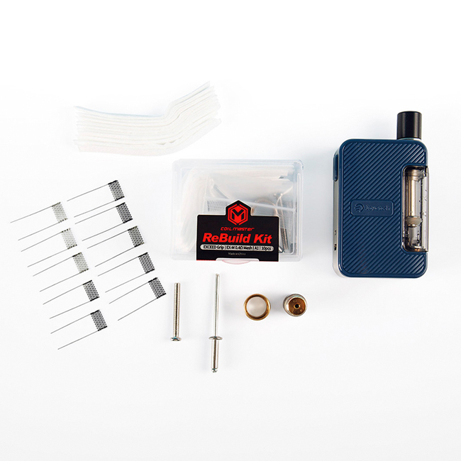 Buy Authentic Coil Master ReBuild Kit RBK for Joyetech Exceed Grip Pod Vape  Kit - 0.4ohm Mesh Coils + Cotton + Tool