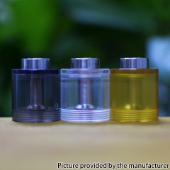 Steam Tuners Style Replacement Tank + Chimney for Fev Flash e-Vapor V4.5S Style RTA Tank 3.5ml - Transparent