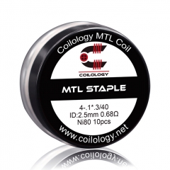 Authentic Coilology MTL Staple Coil NI80 3/40 2.5mm - 0.68ohm