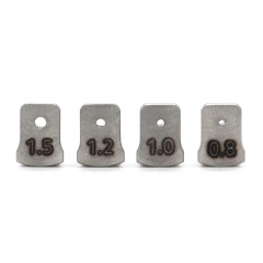 (Ships from Germany)ULTON MTL Airdisks for Skyline R Skyline-R RTA 4pcs - Silver