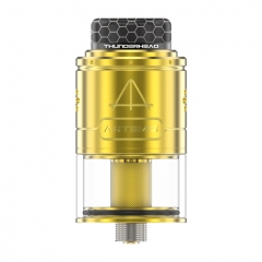 Authentic ThunderHead Creations THC Artemis V1.5 24mm RDTA w/BF Pin - Gold