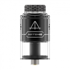 Authentic ThunderHead Creations THC Artemis V1.5 24mm RDTA w/BF Pin - Silver Black