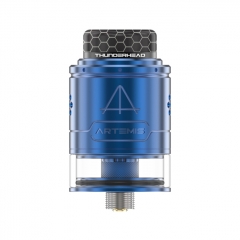 Authentic ThunderHead Creations THC Artemis V1.5 24mm RDTA w/BF Pin - Blue