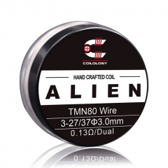 Authentic Coilology TMN 80 Alien Handcrafted Coil 3-27/37 AWG 3mm 2pcs - 0.13ohm