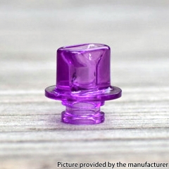 DEV Whistle V3 Style 510 PMMA Drip Tip for DotMod DotAIO Pod / Billet BB Box Mod / RDA / RTA / RDTA - Purple