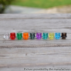 DEV Whistle V3 Style 510 PMMA Drip Tip for DotMod DotAIO Pod / Billet BB Box Mod / RDA / RTA / RDTA - Tranparent