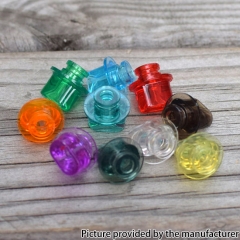 DEV Whistle V3 Style 510 PMMA Drip Tip for DotMod DotAIO Pod / Billet BB Box Mod / RDA / RTA / RDTA - Yellow
