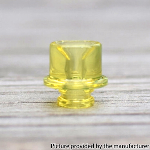DEV Whistle V3 Style 510 PMMA Drip Tip for DotMod DotAIO Pod / Billet BB Box Mod / RDA / RTA / RDTA - Yellow