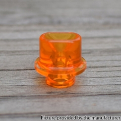 DEV Whistle V3 Style 510 PMMA Drip Tip + Switch Button + Wattage Button for DotMod DotAIO Pod - Orange