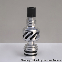 Auguse Seaman 510 Drip Tip 316SS 11mm - Black Silver