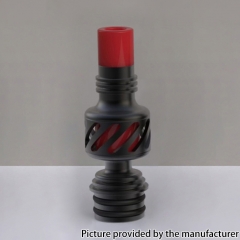 Auguse Seaman 510 Drip Tip 316SS 11mm - Red Black