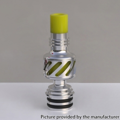 Auguse Seaman 510 Drip Tip 316SS 11mm - Yellow Silver