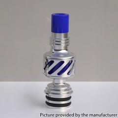 Auguse Seaman 510 Drip Tip 316SS 11mm - Blue Silver