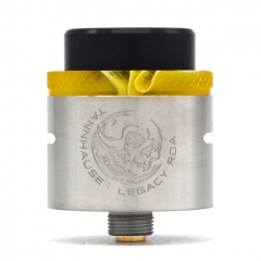 Authentic YDDZ Tannhauser Legacy 24mm RDA w/BF Pin - Silver