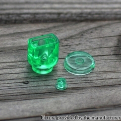 (Ships from Germany)Never Normal Whistle V2 Style 510 Drip Tip + Button + Small Button for dotAIO Pod PMMA - Mint Green
