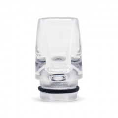 510 Long PMMA Drip Tip for DotMod DotAIO Pod / Billet BB Box Mod / RDA / RTA / RDTA -  Transparent