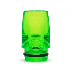 510 Long PMMA Drip Tip for DotMod DotAIO Pod / Billet BB Box Mod / RDA / RTA / RDTA -  Green