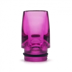 510 Long PMMA Drip Tip for DotMod DotAIO Pod / Billet BB Box Mod / RDA / RTA / RDTA -  Translucent Purple