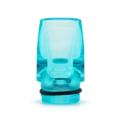 510 Long PMMA Drip Tip for DotMod DotAIO Pod / Billet BB Box Mod / RDA / RTA / RDTA -  Cyan