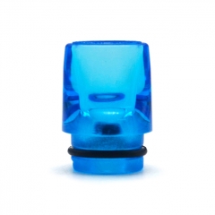 510 Short PMMA Drip Tip for DotMod DotAIO Pod / Billet BB Box Mod / RDA / RTA / RDTA -  Translucent Blue