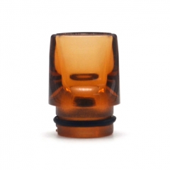 510 Short PMMA Drip Tip for DotMod DotAIO Pod / Billet BB Box Mod / RDA / RTA / RDTA -  Translucent Brown