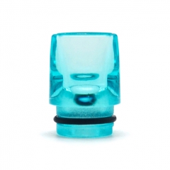 510 Short PMMA Drip Tip for DotMod DotAIO Pod / Billet BB Box Mod / RDA / RTA / RDTA -  Cyan