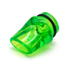 510 Short PMMA Drip Tip for DotMod DotAIO Pod / Billet BB Box Mod / RDA / RTA / RDTA -  Green