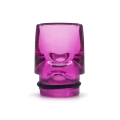 510 Short PMMA Drip Tip for DotMod DotAIO Pod / Billet BB Box Mod / RDA / RTA / RDTA -  Translucent Purple