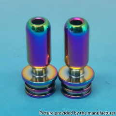 510 Drip Tip for RBA / RTA / RDA Vape Atomizer - Rainbow