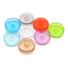 Replacement Acrylic Button for DotMod DotAIO Mod 1pc - transparent