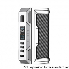 Authentic Lost Vape Thelema Quest 200W VW 18650 Box Mod - Stainless Steel Carbon Fiber