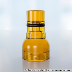 SXK Cloud 2 Style 22mm MTL RTA Replacement PEI Tank 3.5ml + Chimney - Yellow